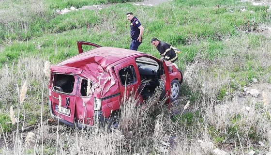 Erzincan’da Kaza 2 Yaralı