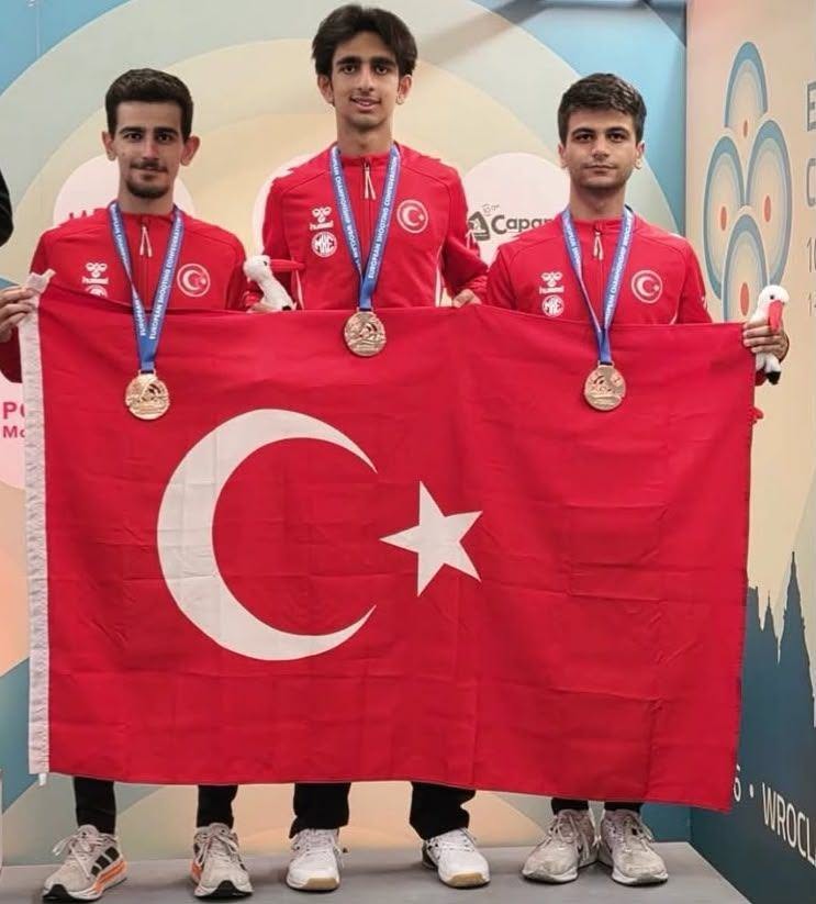 Erzincanlı Millî Atıcı Galip Berat Afal’dan Avrupa’da Kürsü Başarısı