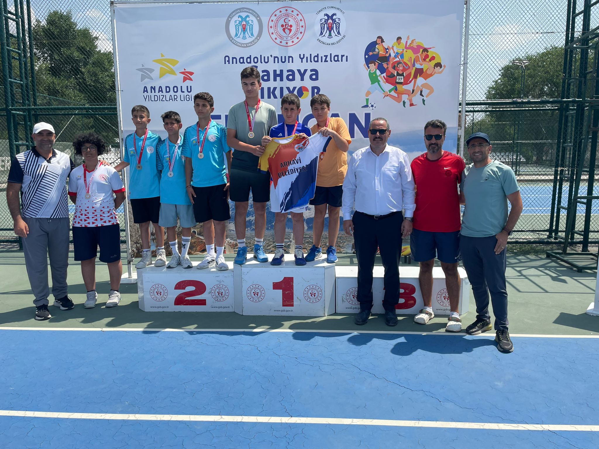 Anadolu yıldızlar Ligi Tenis 1. Etap 6. Grup Müsabakaları tamamlandı