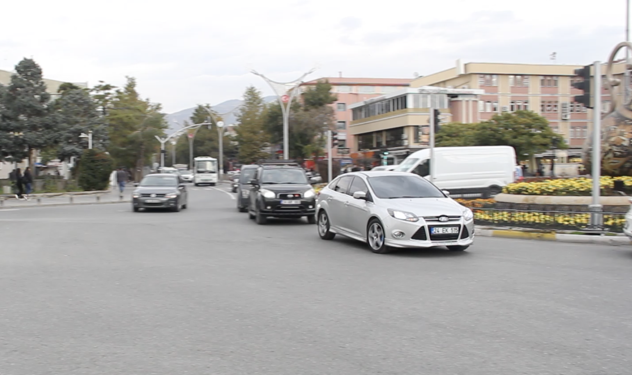 Erzincan’da trafiğe kayıtlı 76 bin 252 araç bulunuyor