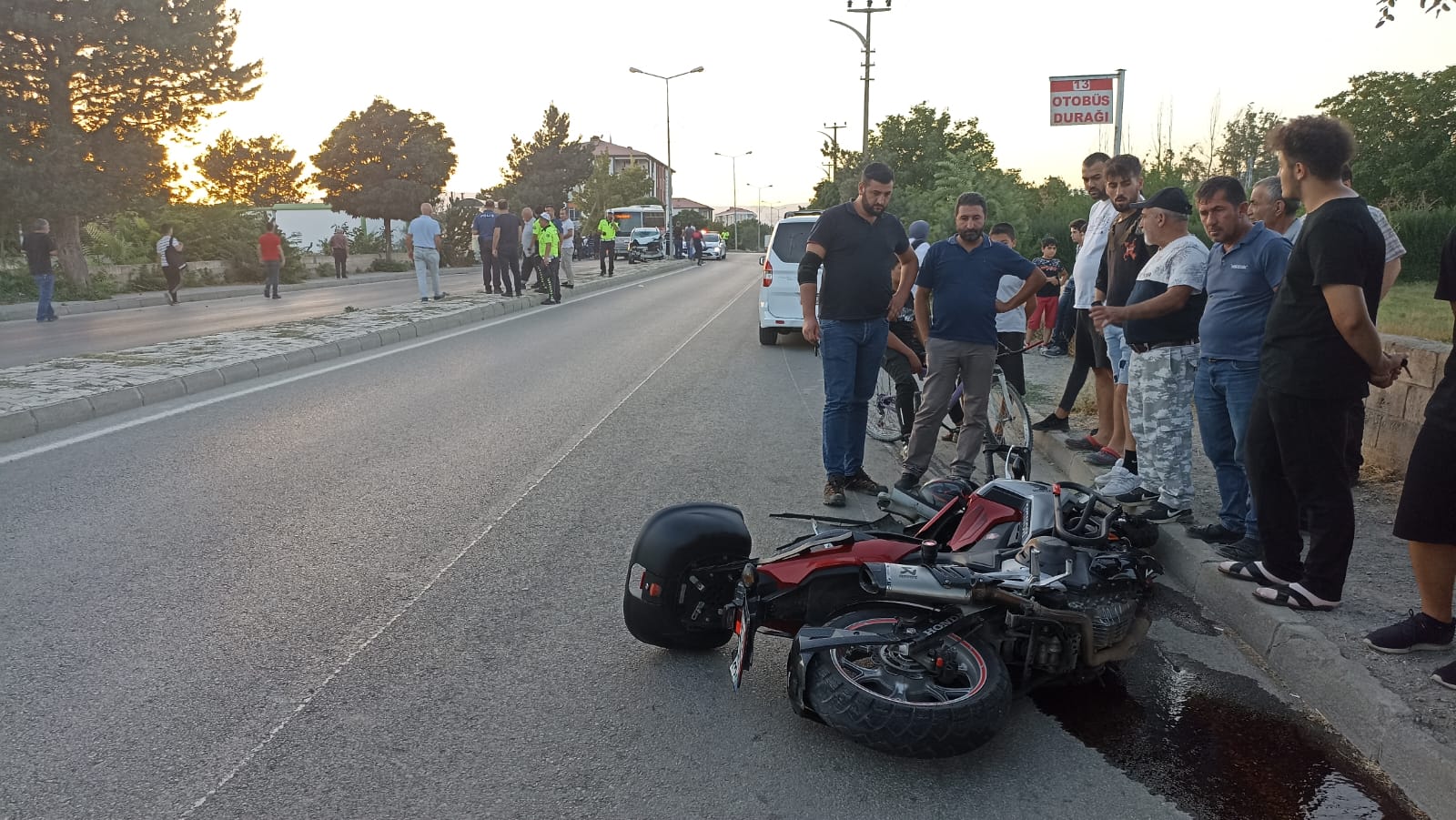 Trafik Kazasında  Motosiklet Sürücüsü Yaşamını Yitirdi