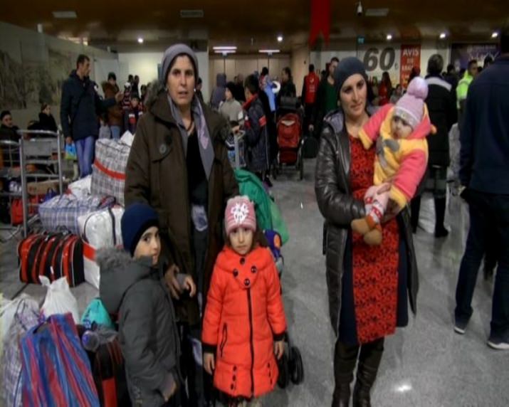 Ahıska Türkleri'nin 4.  kafilesi Erzincan'da