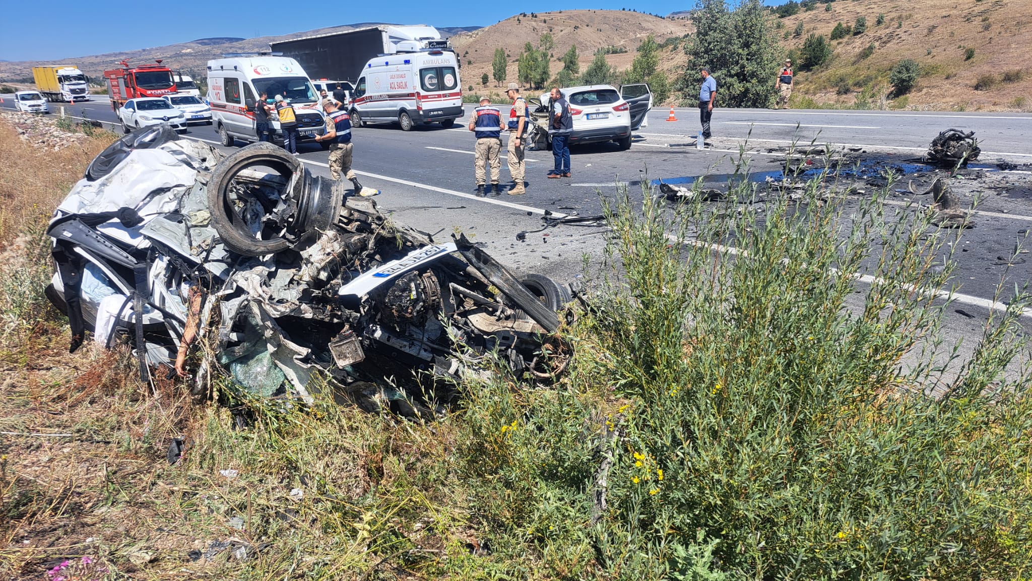 Erzincan’da Feci Kaza 3 Ölü 4 Yaralı