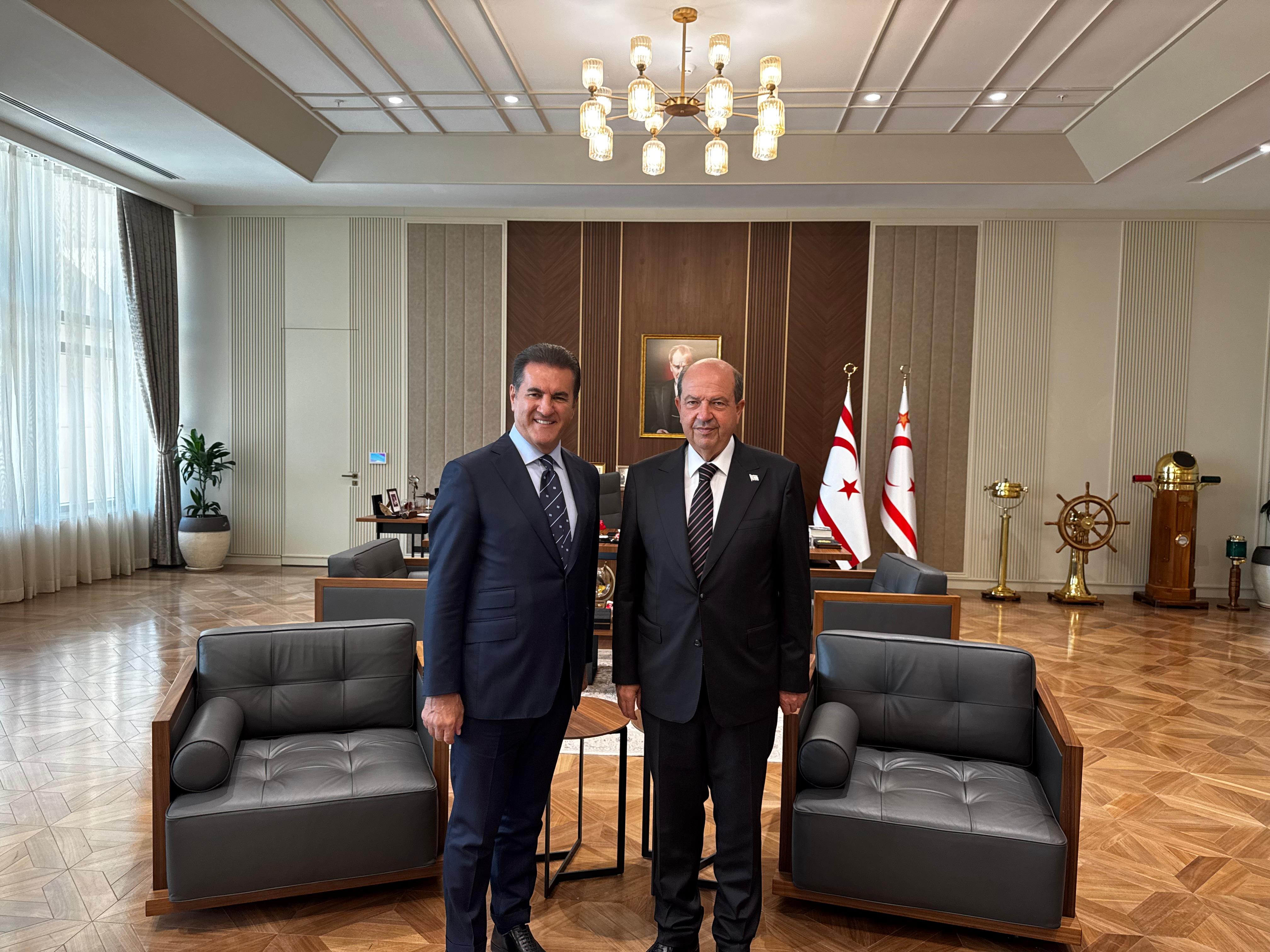 SARIGÜL, KKTC CUMHURBAŞKANI ERSİN TATAR TARAFINDAN KABUL EDİLDİ