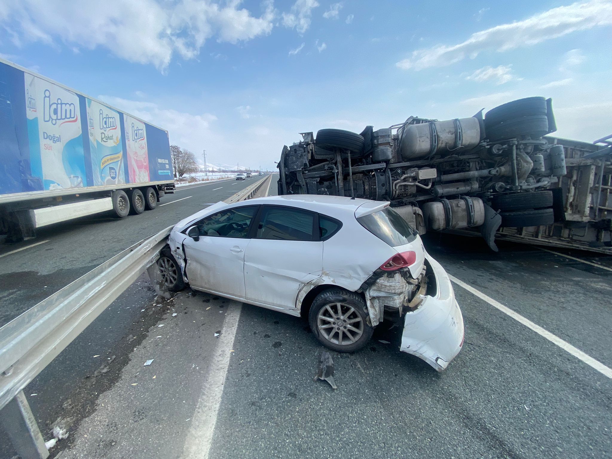 Erzincan’da Kaza 3 Yaralı