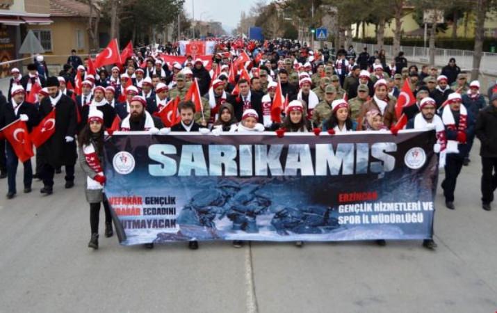 Sarıkamış Şehitleri İçin Yürüdüler